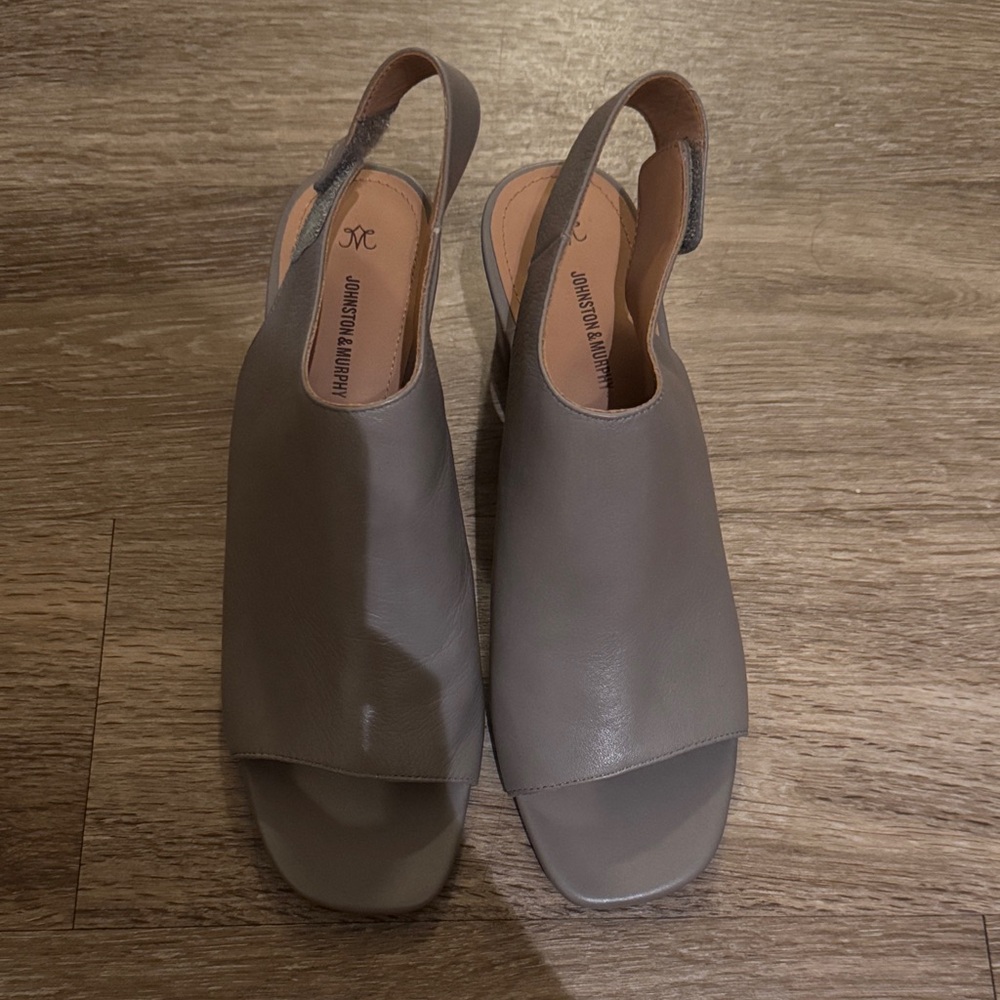 Johnston & Murphy Gray Women's Mules